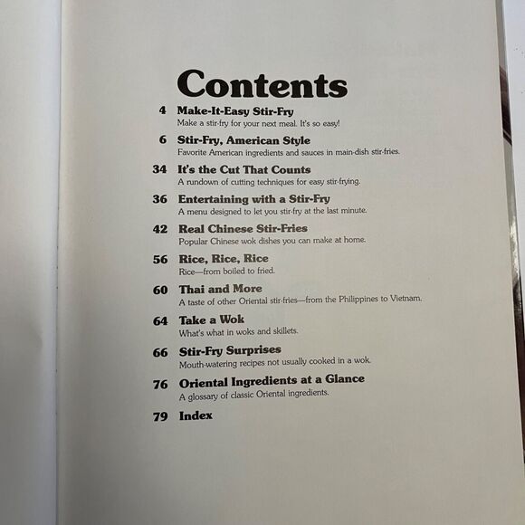 Cookbooks Set of 3 Easy Stir Fry Recipes Oriental Cook Book and Stir Fry Recipes - Picture 4 of 16